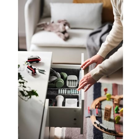 ايكيا | شاحن بطاريات صغيرة وكبيرة IKEA | STENKOL | AA AAA Battery Charger