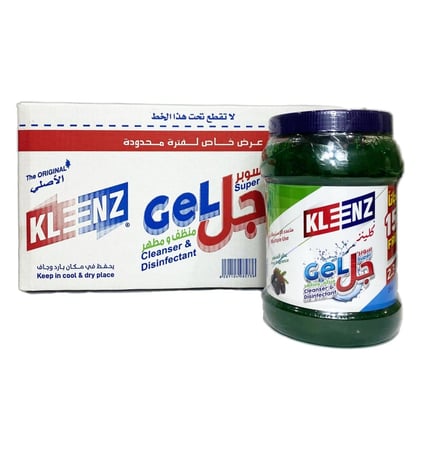 كلينز | سوبر جل | منظف متعدد الاستخدام | صنوبر | 2.3 كجم | كرتون | 6 حبة