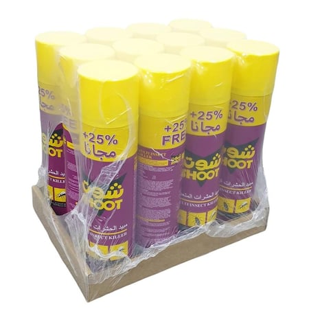 شوت | كرتون بخاخ مبيد الحشرات المنزلية 400 مل 48 حبة SH400-48