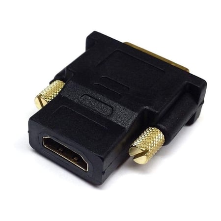 محول شاشة | دي في اي الى اتش دي ام اي DVI-I Dual Link Male to HDMI Female Adapter