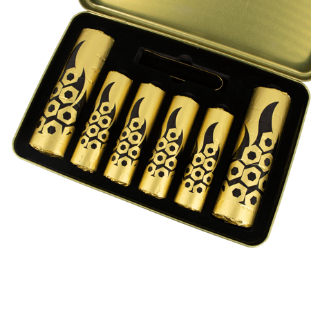 بوكس فحم البخور الذهبي | متعدد الأحجام