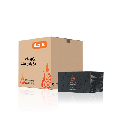 10 علب فحم بخور حجم كبير | 60 قرص | XXL