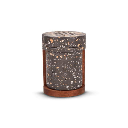 مبخرة "سندس" – تيرازو رمادية بغطاء دائري