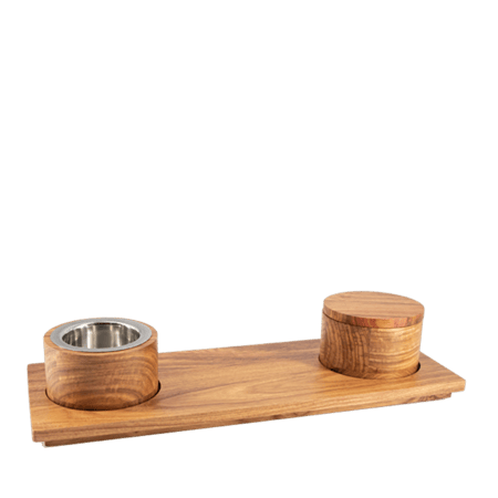 طقم مبخرة بتصميم عصري |  خشبي