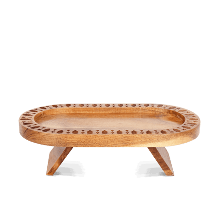 مبخرة "هيبة" – مع علبة خشبية منقوشة بني غامق