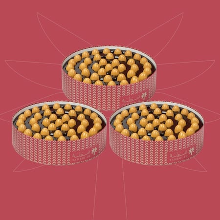 بكج شوكولا بالحليب المحموس تمرولة