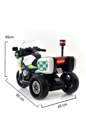 صورة دباب اطفال كهربائي بوليسي مع تصميم جذاب