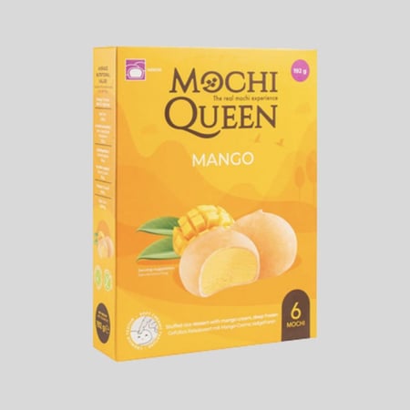 آيس كريم موتشي كوين مانجو 6 قطع 192 جرام