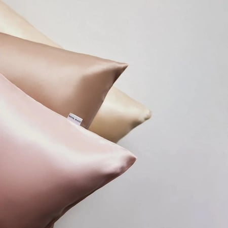 زوج أغطية وسادة الحرير