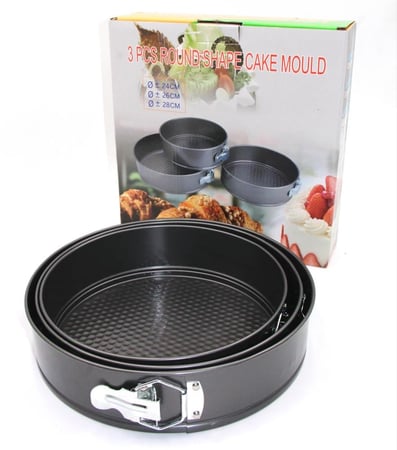 طقم قوالب كيك دائرية