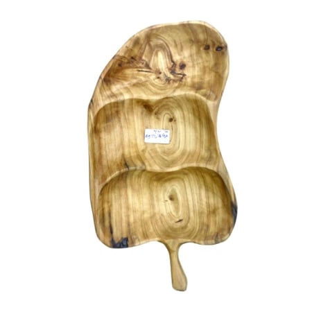 صحن تقديم من الخشب الطبيعي صحن متعدد الاستخدام كلمقبلات والحلويات وغيرها