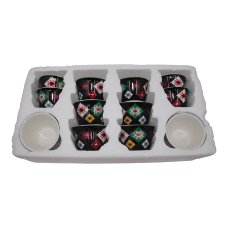 فناجيل قهوة عسيري اسود