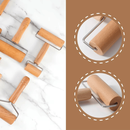 استمتع بأفضل فراد عجين وجهين خشبي