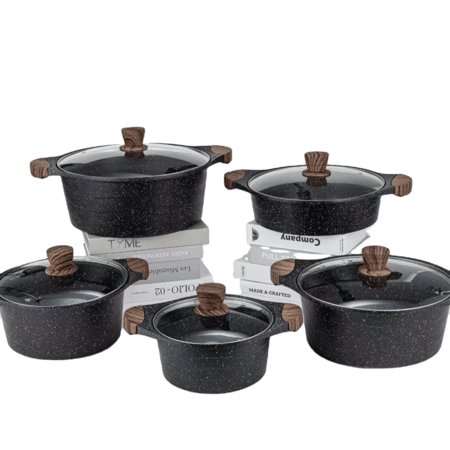 قدور جرانيت جودة عالية اللون الاسود