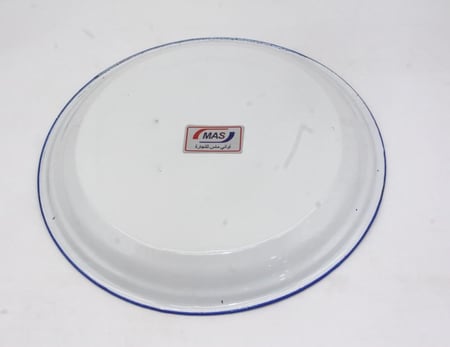 صحن تراثي نقشة الوردة مميز كلاسيكي