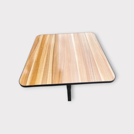 طاولة خدمة خشبي مربع قابلة للطي