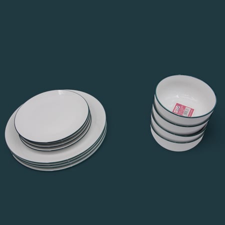 طقم تقديم سيراميك ١٦ قطعة للمائدة العصرية والأنيقة