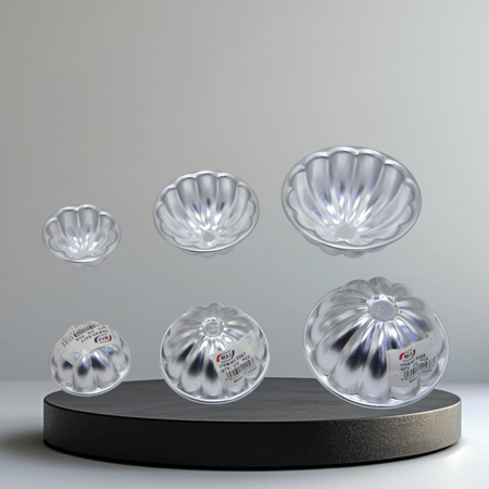 اجمل غالب كريمة المنيوم 12 قطعة متعدد المقاسات