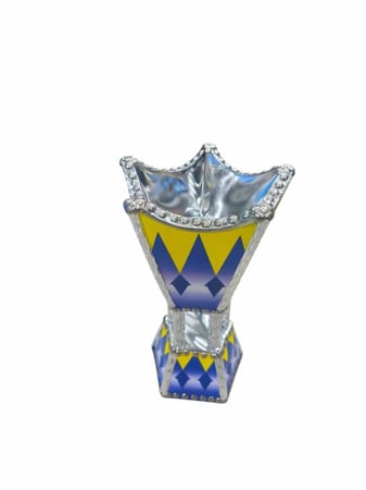 مبخرة غضار التراثية اللون الازرق