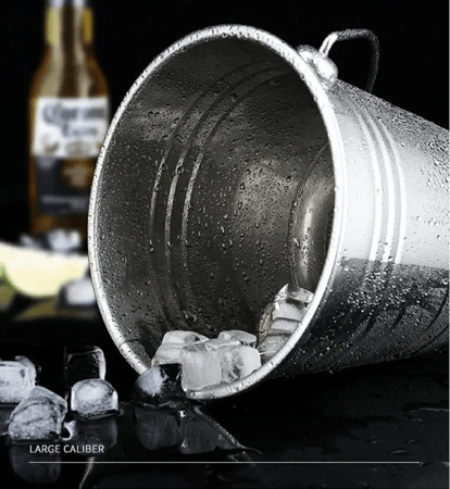 دلو ثلج استل استيل