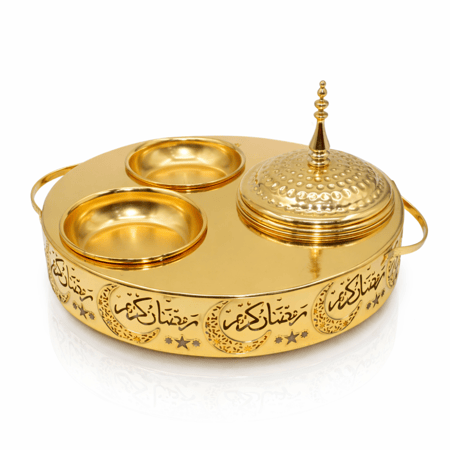 طقم تمرية+ صحون فصم | حب الرمان