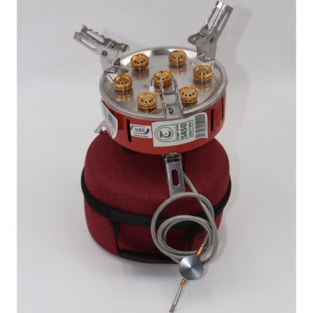 موقد 5 عيون برتقالي