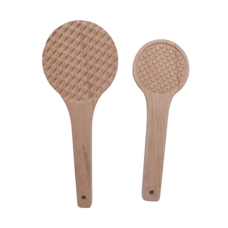 أداة جميلة قالب كليجا الخشبية منها صغير ومنها كبير