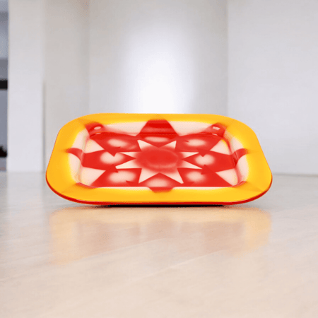 صينية غضار احمر