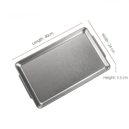 صواني تقديم استلس استيل مستطيل