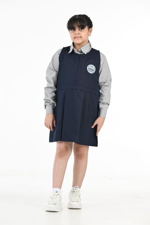 قميص الريادة رصاصي كم طويل