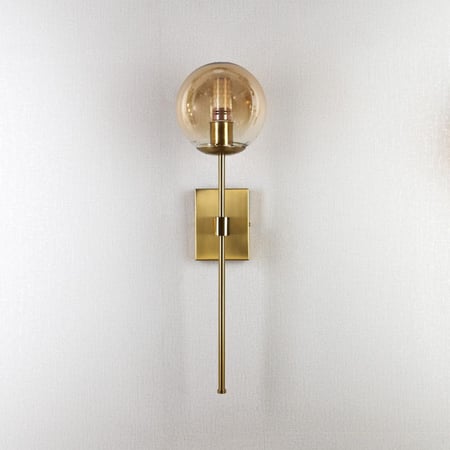 إضاءة لوميا جدارية لون ذهبي تصميم مميز وجميل إنارة جدارية عصرية وراقية.