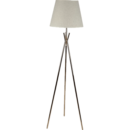 مصباح أرضي حديث بتصميم ذهبي أنيق