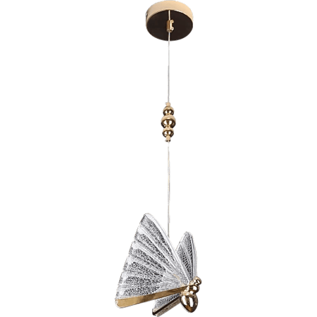 إنارة معلقة بتصميم جذاب على شكل فراشة متعددة الألوان ( شمسي+ اصفر + ابيض )