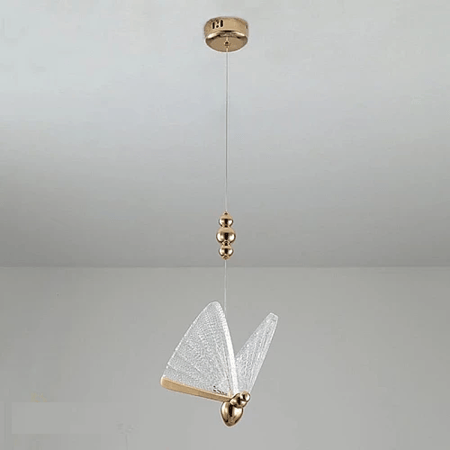 إنارة معلقة بتصميم جذاب على شكل فراشة متعددة الألوان ( شمسي+ اصفر + ابيض )