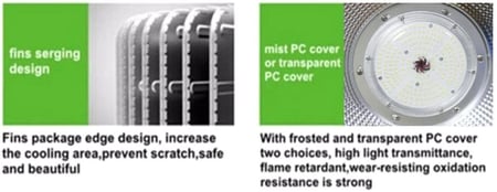 كشاف هناجر و مستودعات لون الانارة ابيض 200 واط