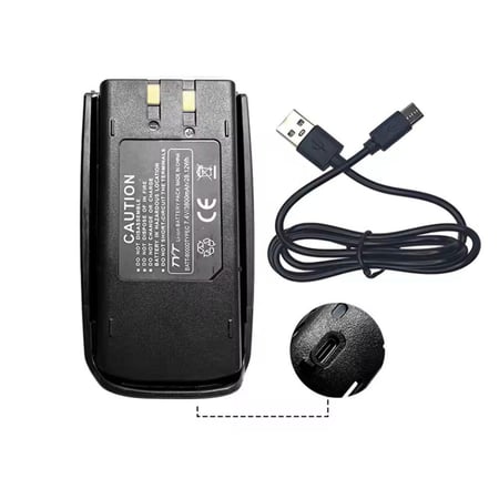 بطارية TYT TH-UV8000D بسعة 3800 مللي أمبير مع منفذ شحن Type-C