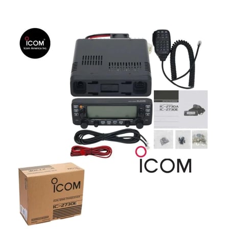 جهاز لاسلكي icom 2730E شاشتين