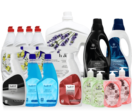 باقة هفيف 15 عبوة شاملة منظفات منزلية عالية الجودة منظفات