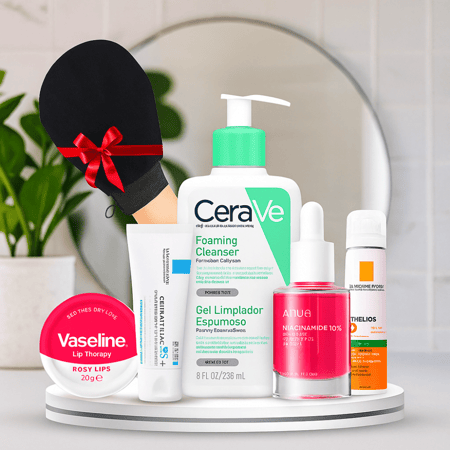 باقة العناية الشاملة للبشرة الدهنية – من CeraVe وAnua وLa Roche-Posay: ترطيب وحماية متكاملة