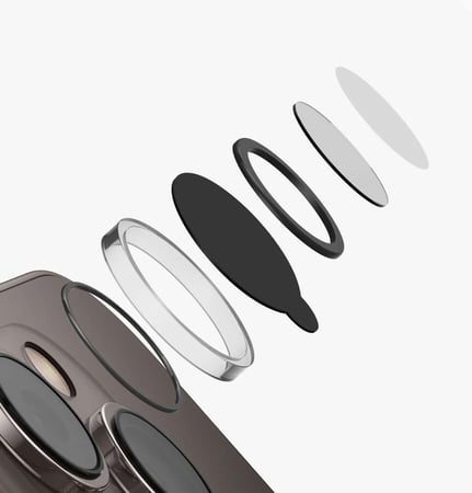 عدسات حماية كاميرا ايفون 15 بروماكس حماية من جميع الاتجاهات