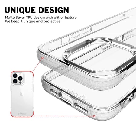 بكج حماية ايفون اكس وايفون 11 كفر ايفون شفاف من اكس لورد خشن لثبات