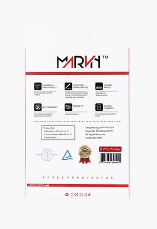 كاميرات مارفن ايفون 17 جميع الموديلات  | MARVN LENS camera عدسات شفافة