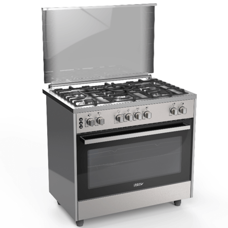 فرن سوبر كلاسيك، 5 عيون، 60*90-SCL-9060-502 توربو فان مؤقت