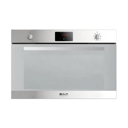 فرن بلت ان بولم، 90 سم، 9 وظائف، إيطالي، اللون فضي، شاشة ديجيتال