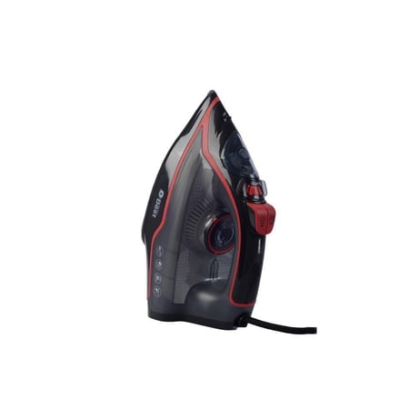 كاوية بخار تكنو بيست، 2000-2400 واط، أسود/أحمر - موديل BSI-003