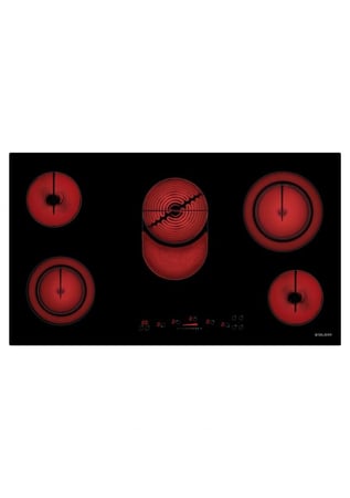 "موقد جليم بلت إن - كهرباء (88) سم ، مفاتيح التحكم باللمس