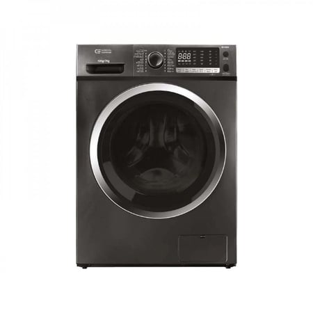 جنرال سوبريم غسالة أوتوماتيك تعبئة أمامية كومبو غسيل 10 كجم / 7 كجم تجفيف فضي GS10200