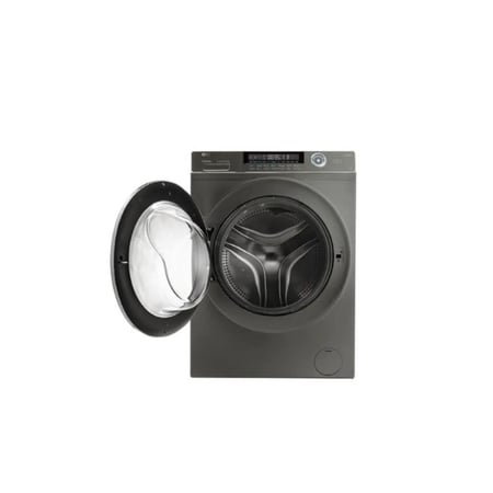 جنرال سوبريم غسالة تعبئة أمامية 15 كجم غسيل / 10 كجم تنشيف إنفيرتر، فضي غامق، GSFL15010DH