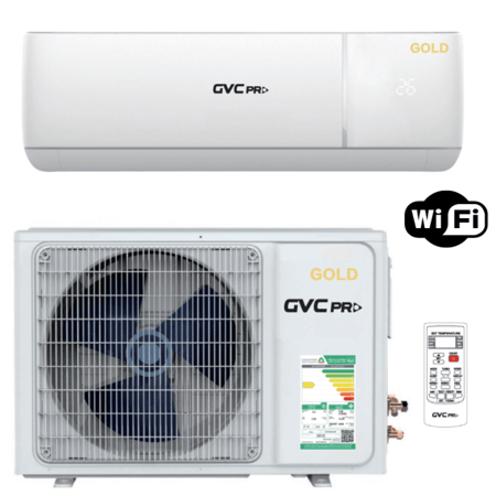 مكيف اسبليت جي في سي 27000وحدة , حار بارد , واي فاي - GVCN-30HC/WI GOLD