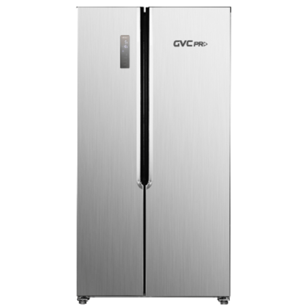 جي في سي برو ثلاجة دولابي،520 لتر  18.4قدم، فضي - GVSS-600